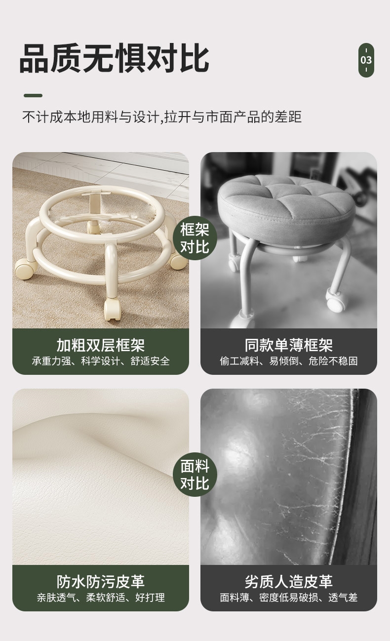 Детский стул с колесиками и подставкой для ног оптом из Китая