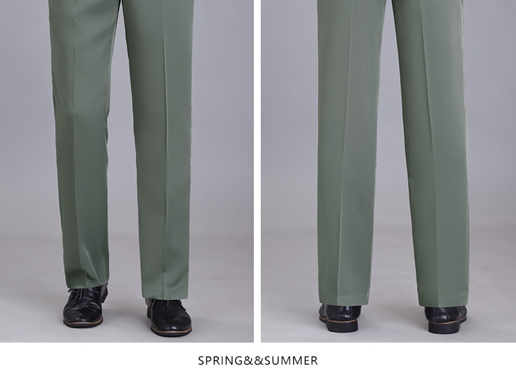 Летние мужские брюки из шелкового сурепа для делового стиля оптом из Китая