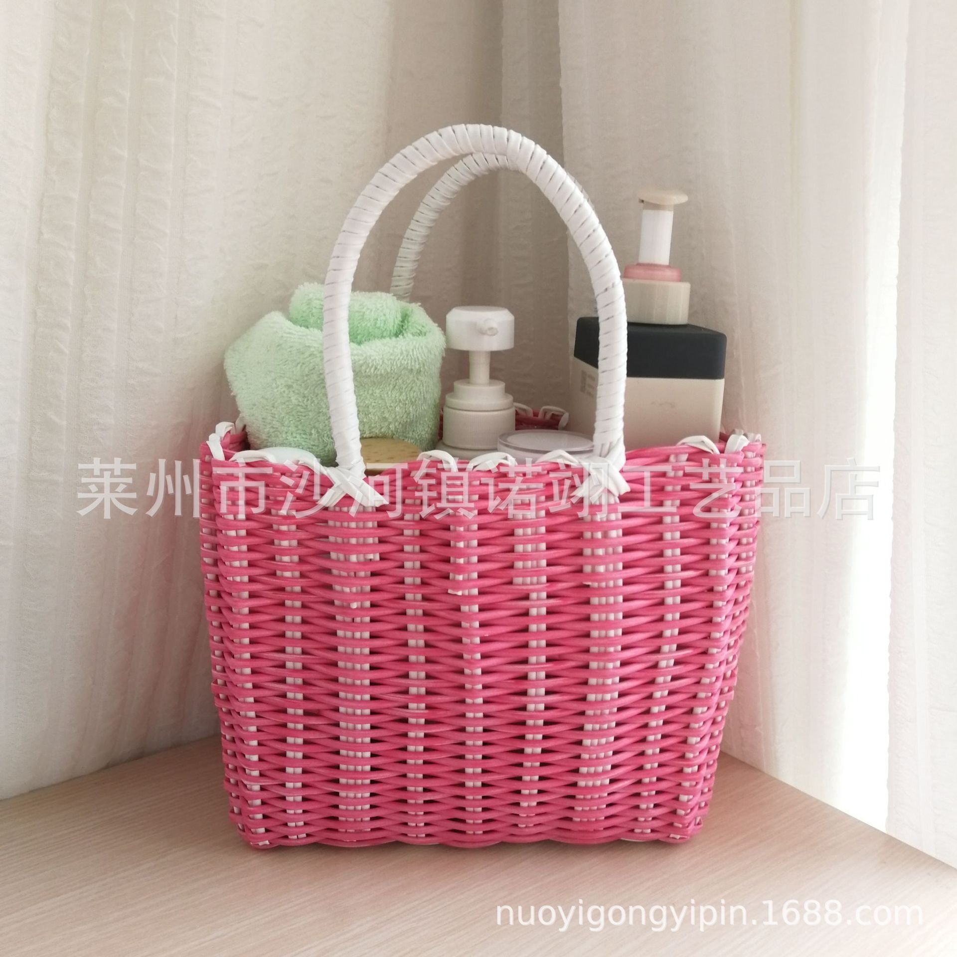 Пластиковая корзина для ванной комнаты оптом