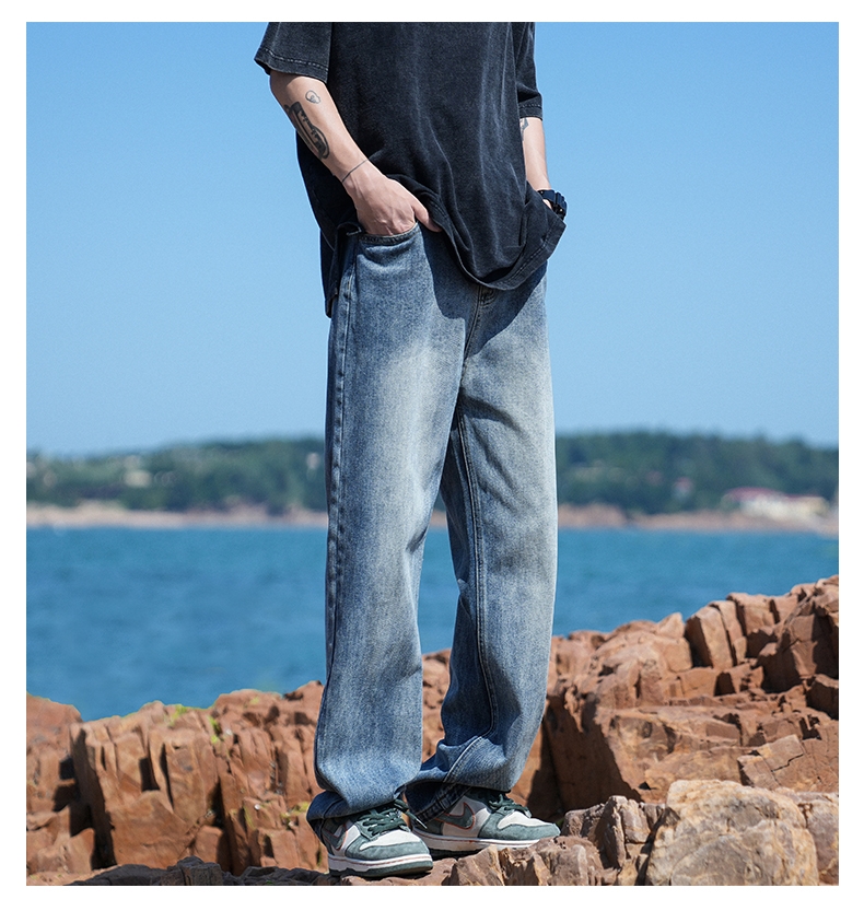 NASA мужские джинсы весна-осень 2024 оптом из Китая