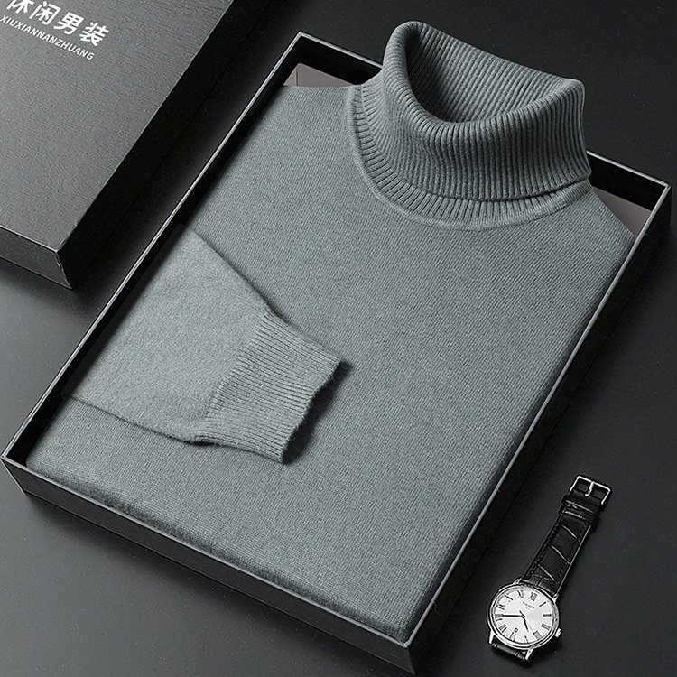 Мужской свитер с высоким воротником оптом