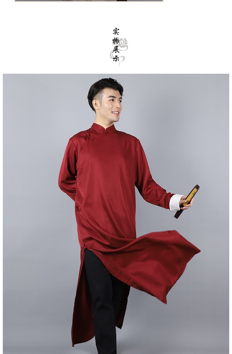 Мужская национальная рубашка в стиле республики с длинным платьем оптом