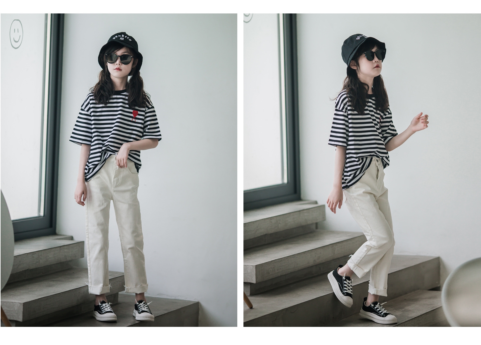 Детские джинсы белого цвета оптом из Китая