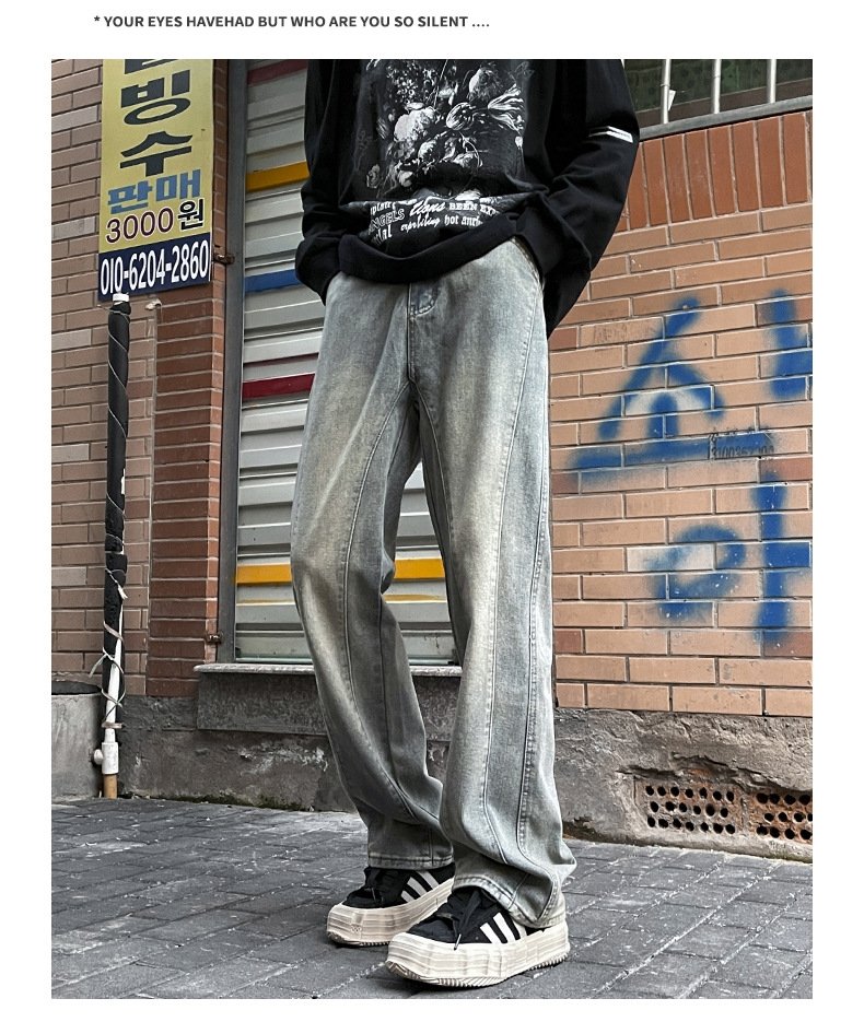 Мужские джинсы в стиле хайстрит оптом из Китая