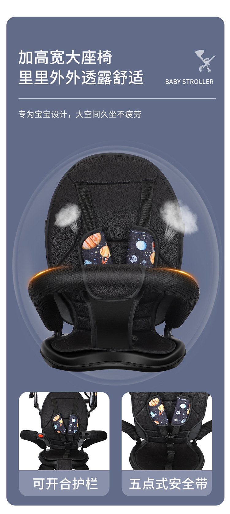Детская коляска для двойни COOLBABY STROLLER оптом из Китая
