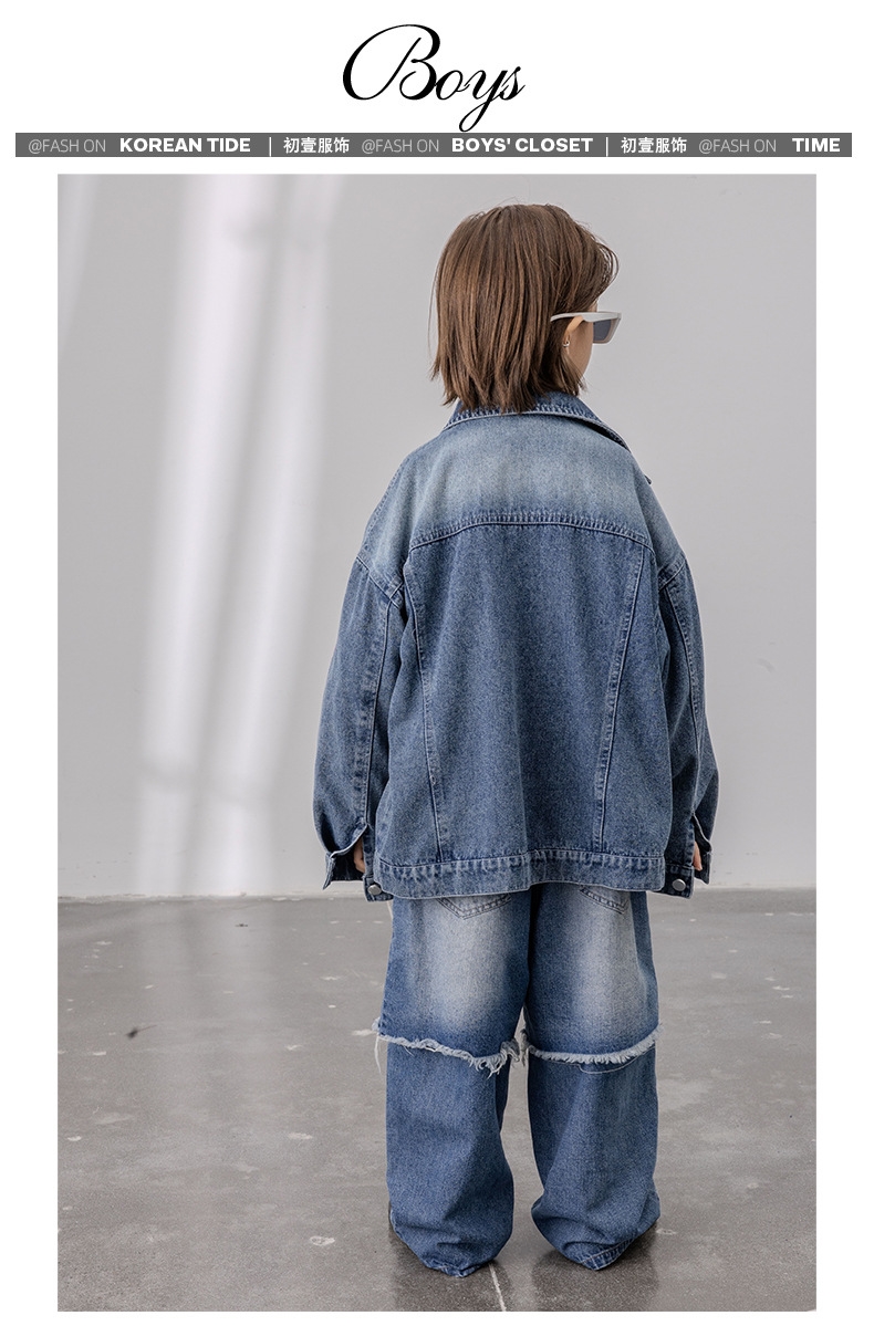 Детские джинсы Betsy 2024 весна оптом из Китая