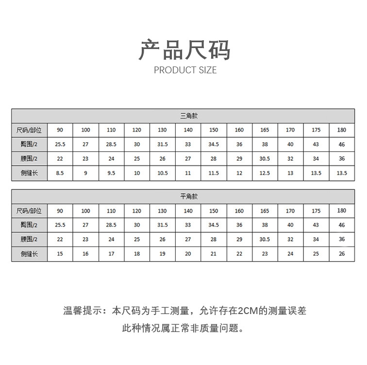 Детские трусы в упаковке из трех штук оптом из Китая