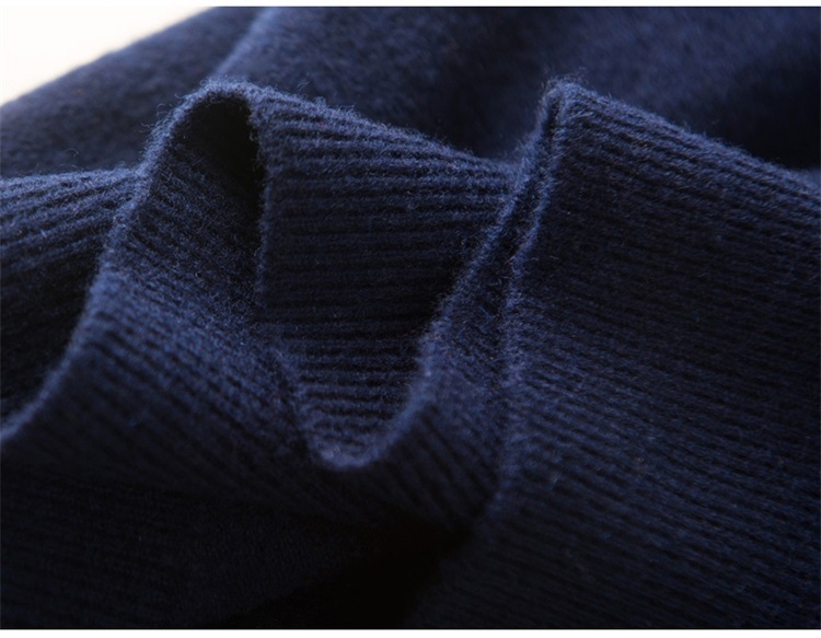 Мужская зимняя вязаная свитер с высоким воротником оптом из Китая