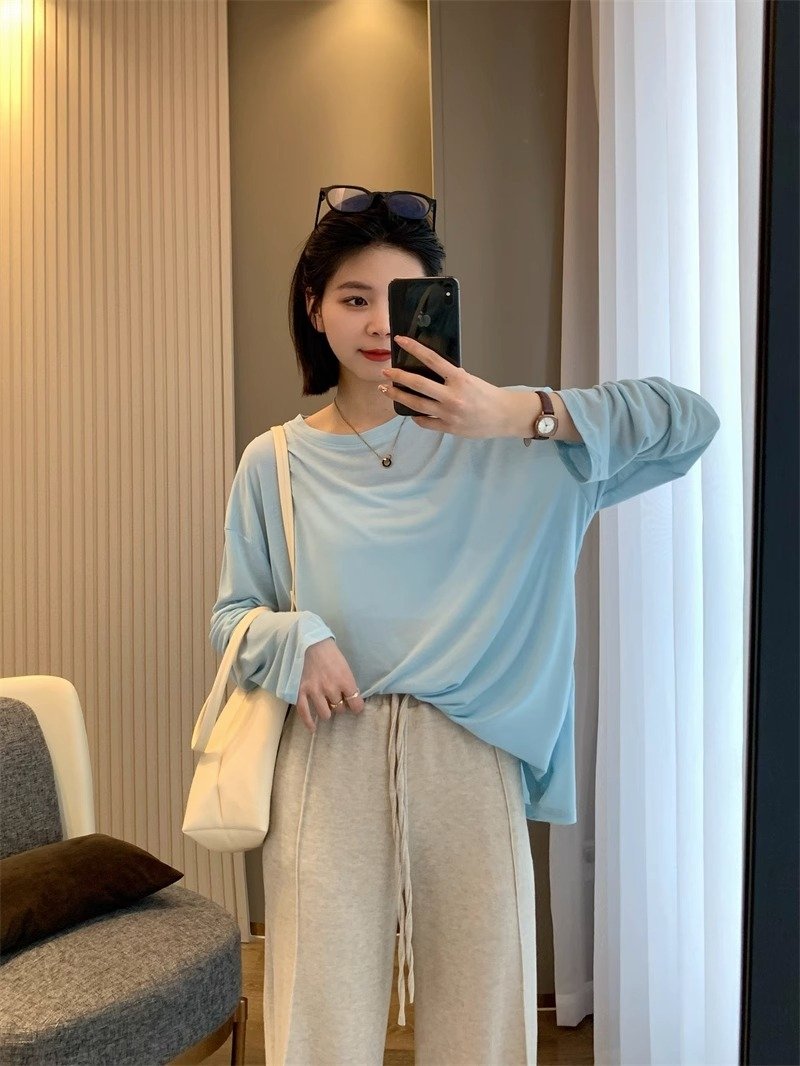 Футболка с длинным рукавом и защитой от солнца оптом