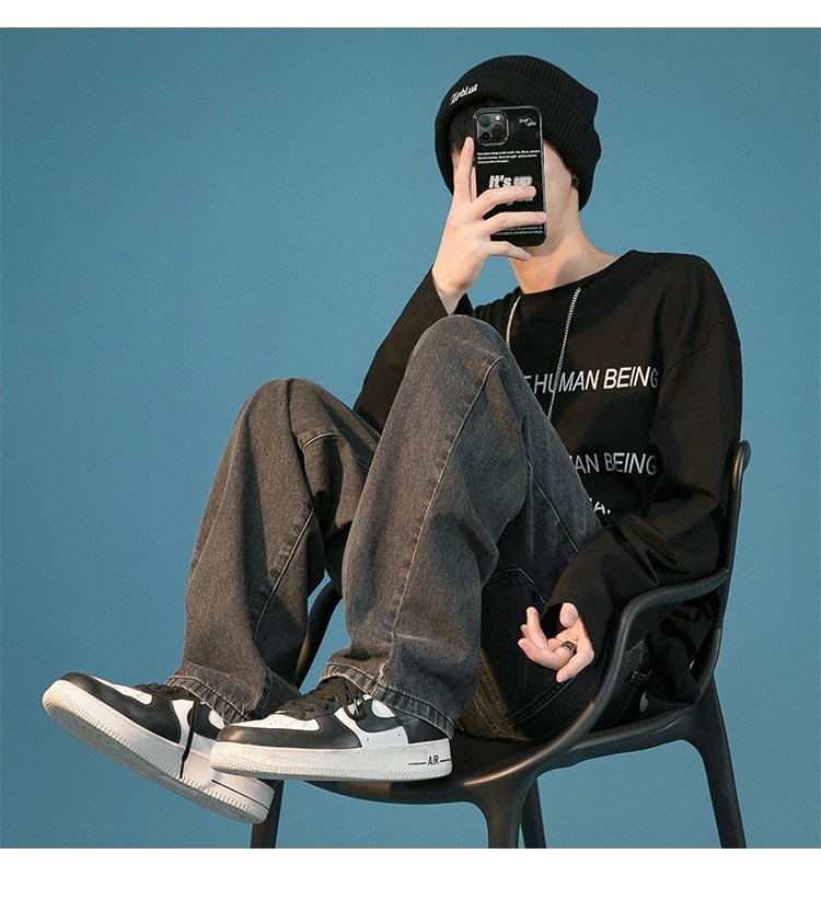 2024 весна-осень новые мужские джинсы оптом из Китая