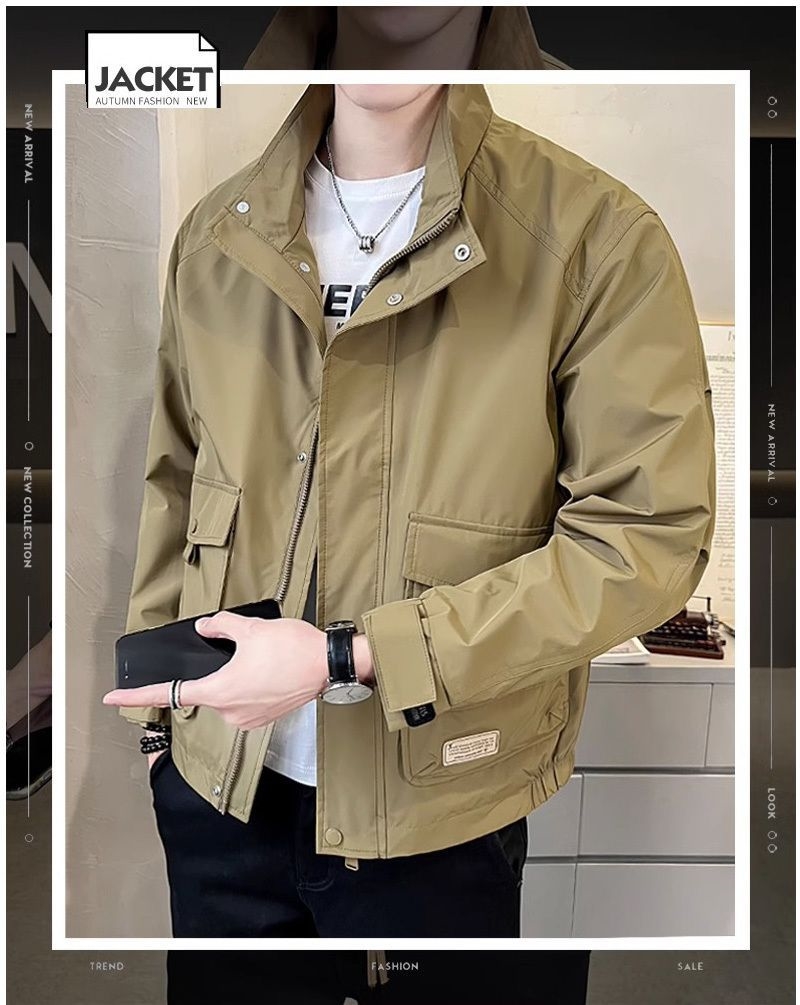 Мужская куртка 2024 новая весна и осень оптом из Китая