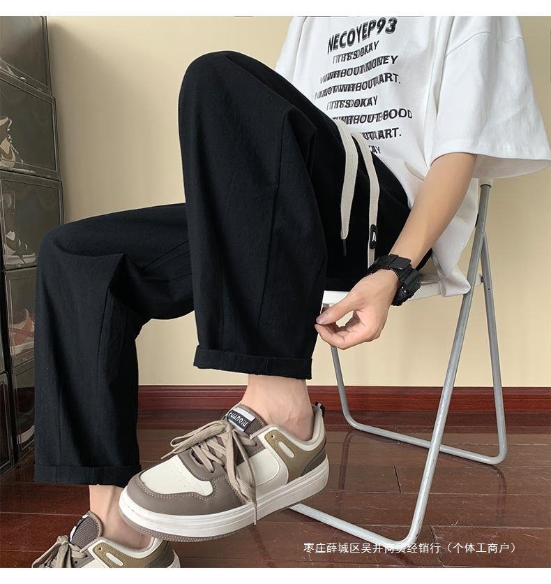 Мужские джинсы 2023 новой моды джинсы в стиле кэжуал с девятью дюймовыми брюками для мужчин оптом из Китая