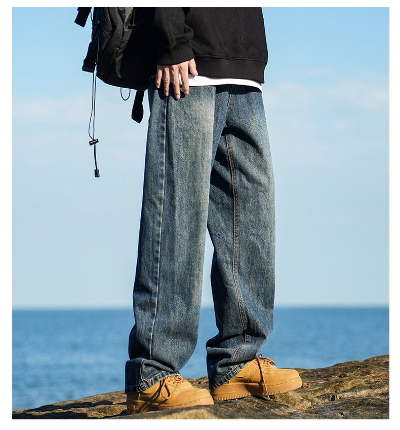 Мужские джинсы в стиле хайстрит 2024 оптом из Китая