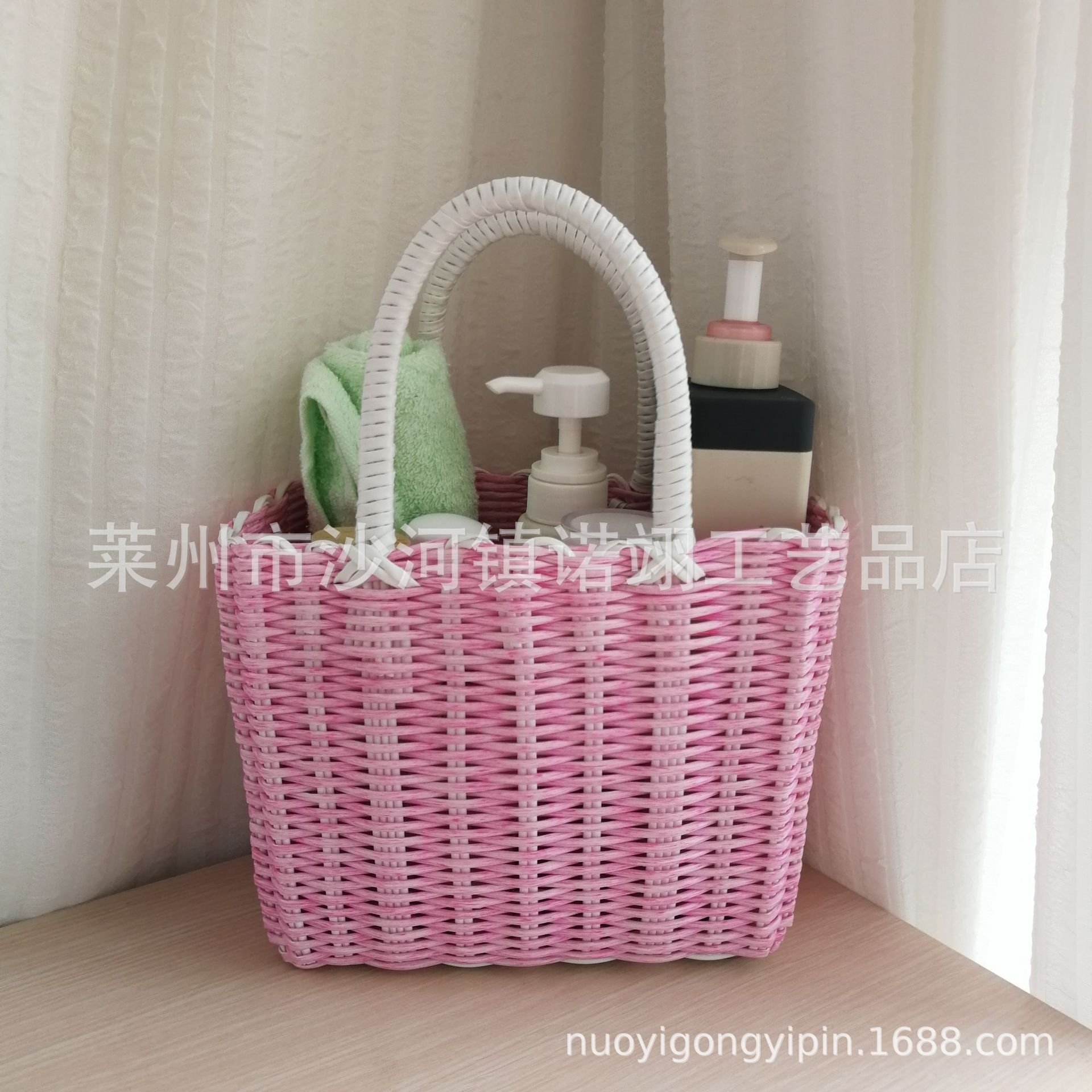 Пластиковая корзина для ванной комнаты оптом