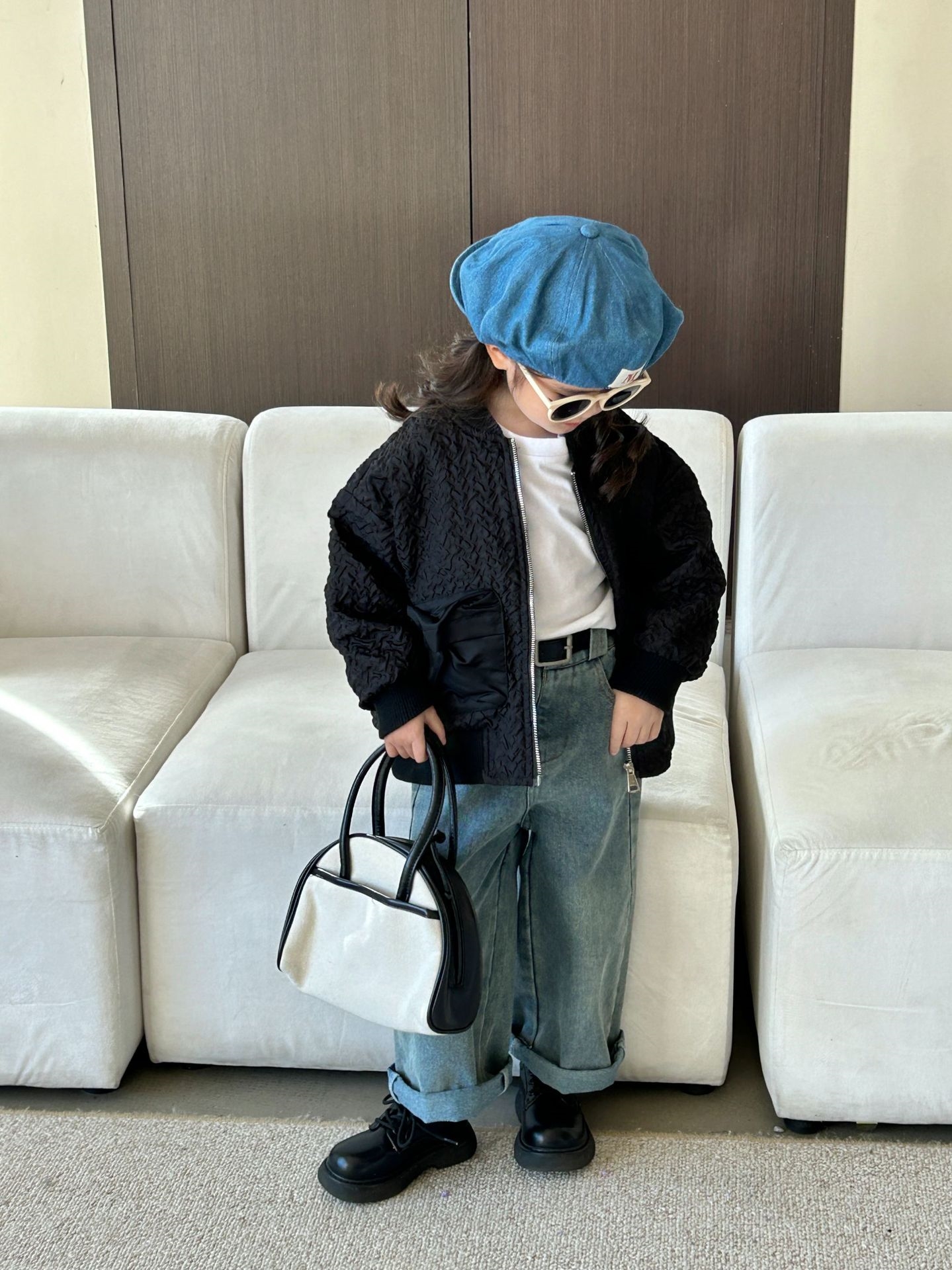 Детская куртка с пузырьками и складками оптом из Китая