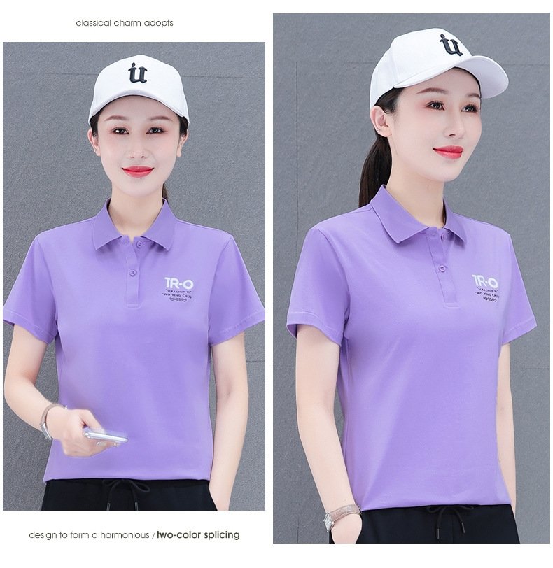 Поло с коротким рукавом для женщин оптом