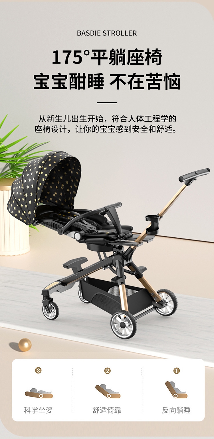 Детская коляска BASDIE STROLLER оптом из Китая