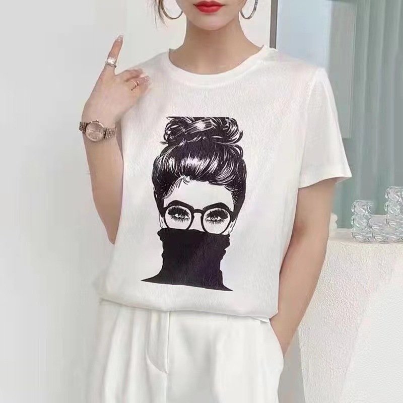 Футболка из искусственного шелка с коротким рукавом оптом