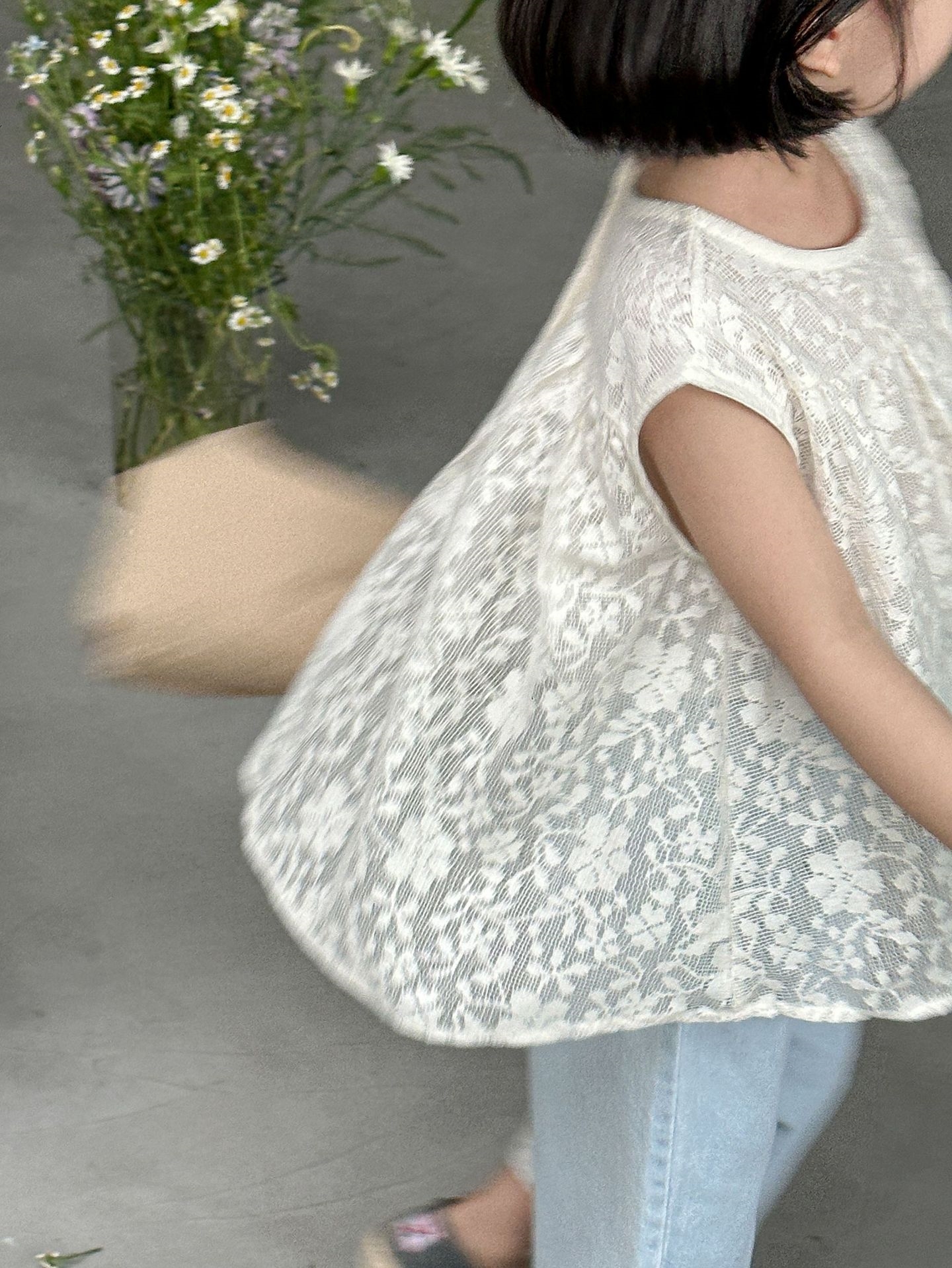 Детские джинсовые леггинсы 2024 лето оптом из Китая