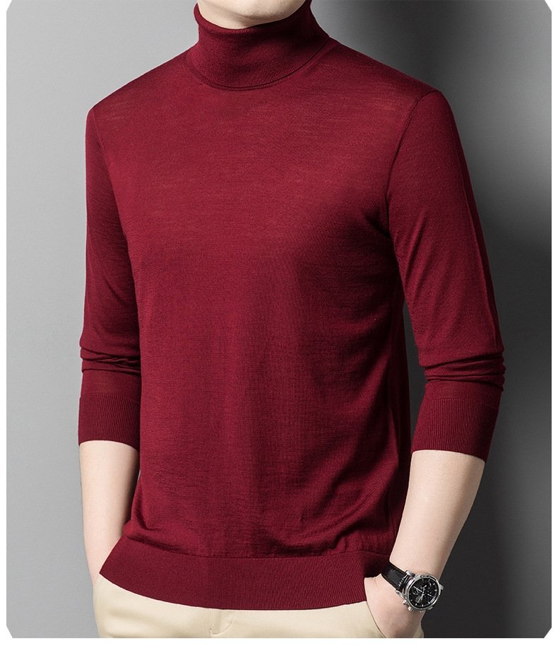 Мужской свитер из тонкой шерсти оптом