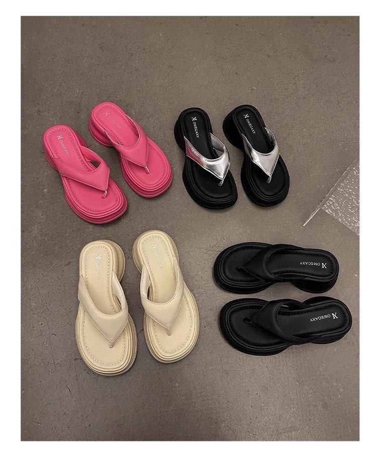 Женские летние туфли с толстой подошвой оптом