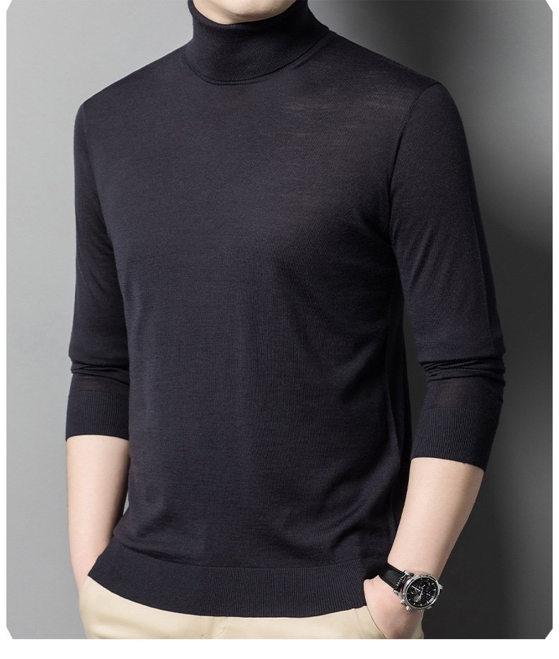 Мужской свитер из тонкой шерсти оптом