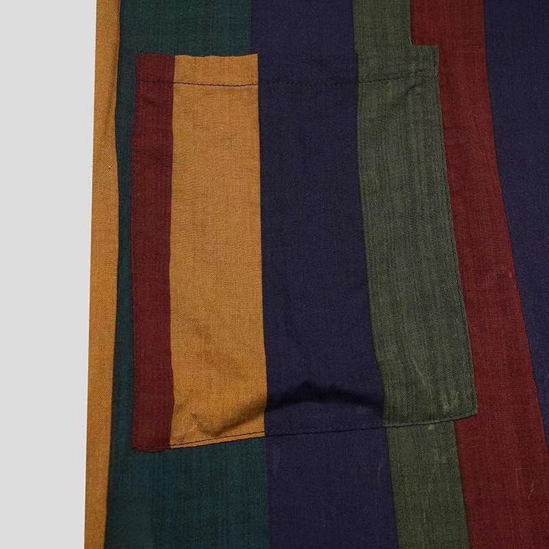 Мужская одежда восточного стиля с длинным рукавом и полосатым воротником оптом из Китая