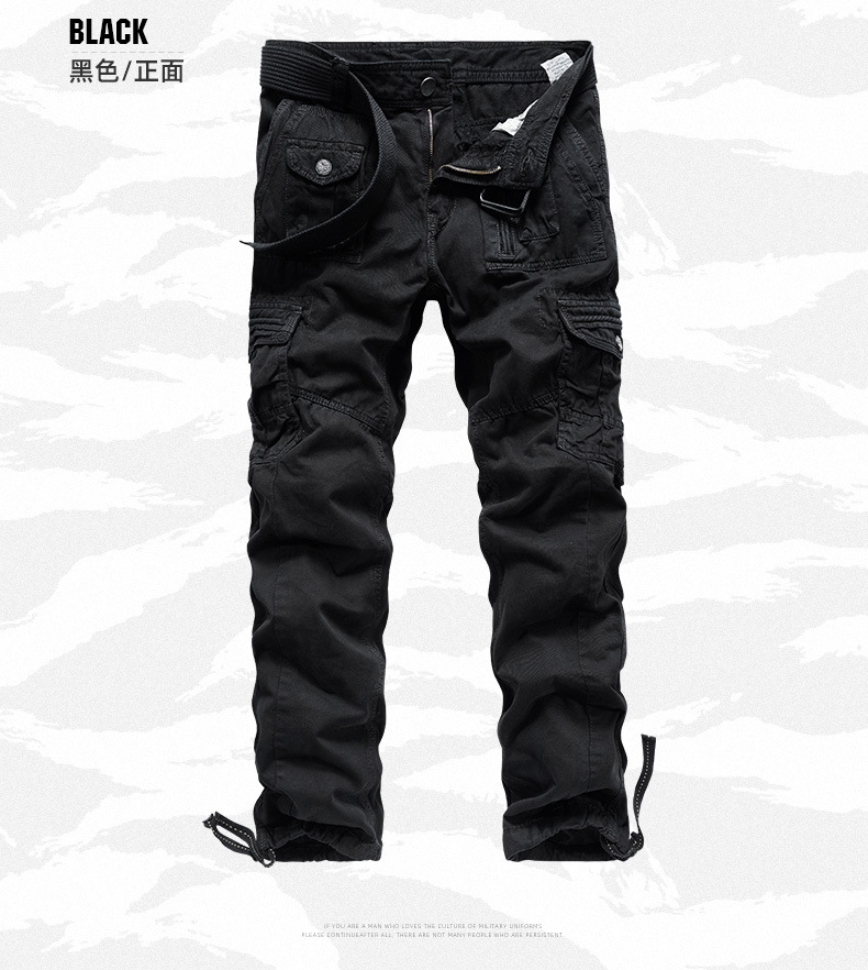 Мужские брюки военного стиля с карманами оптом из Китая