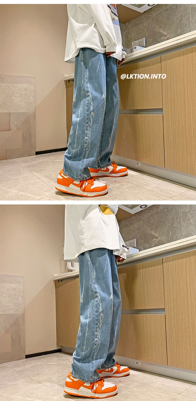 Новые мужские джинсы в стиле Гонконг весна-осень оптом из Китая