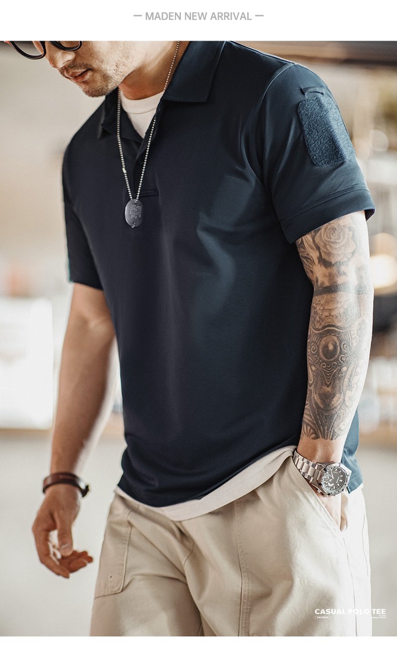 Мужская футболка поло с коротким рукавом оптом