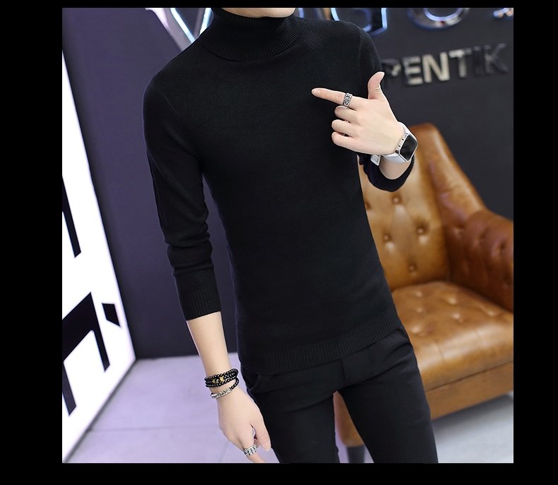 Мужской свитер с высоким воротником оптом