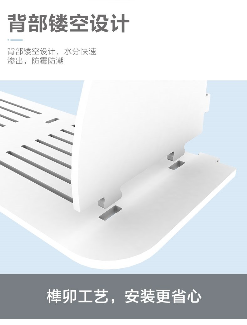 Полка для ванной комнаты с множеством уровней и треугольной формой, напольная, пластиковая, без сверления оптом