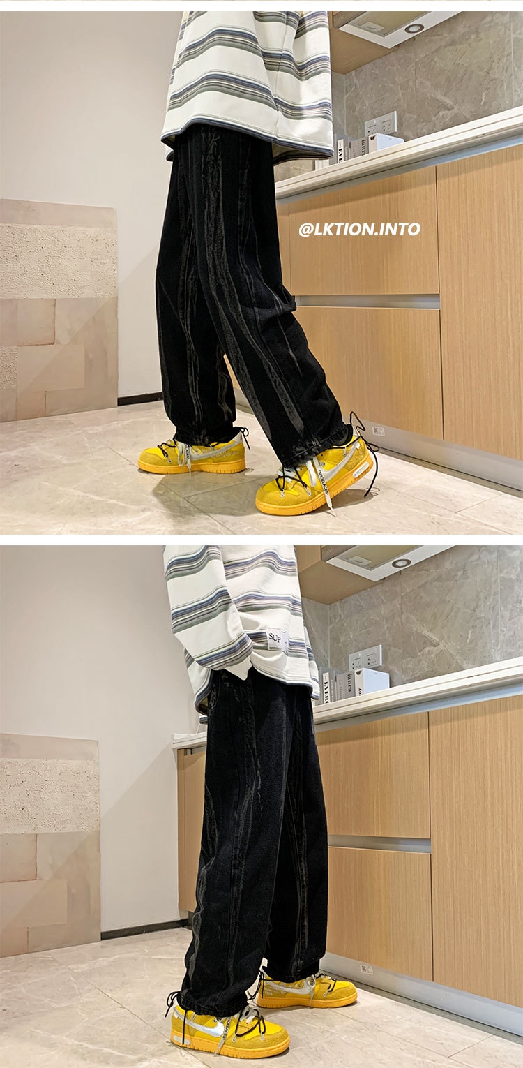 Новые мужские джинсы в стиле Гонконг весна-осень оптом из Китая