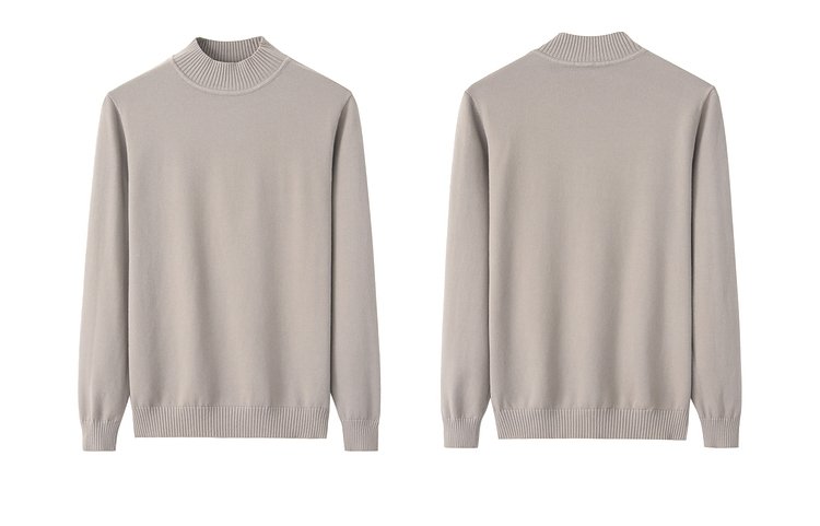 Мужской свитер с полувысоким воротником оптом