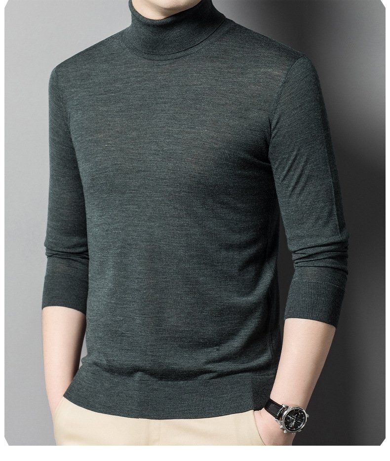 Мужской свитер из тонкой шерсти оптом