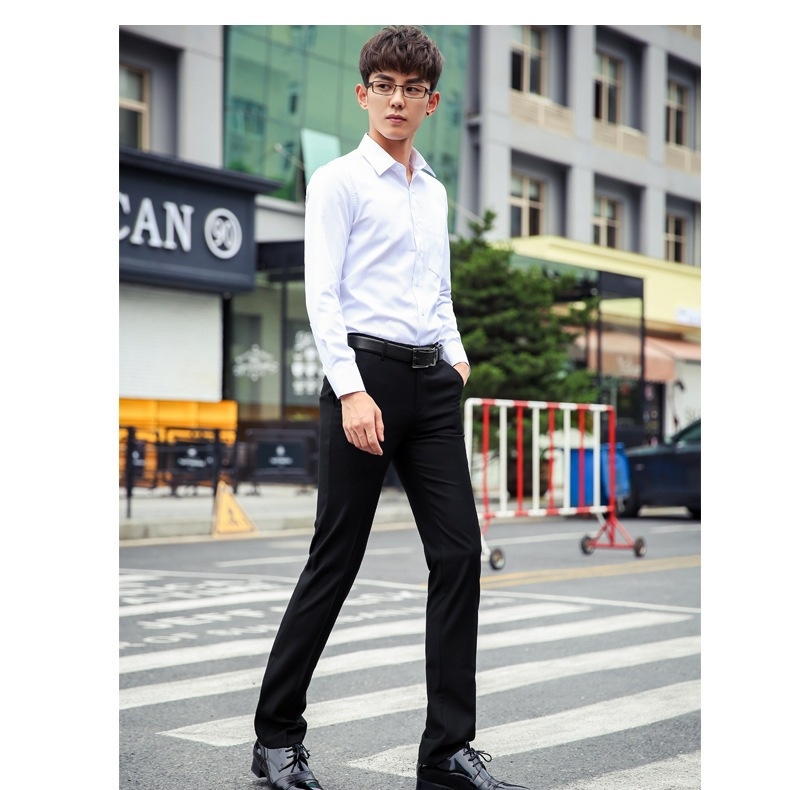 Мужские брюки в стиле бизнес-классика оптом из Китая