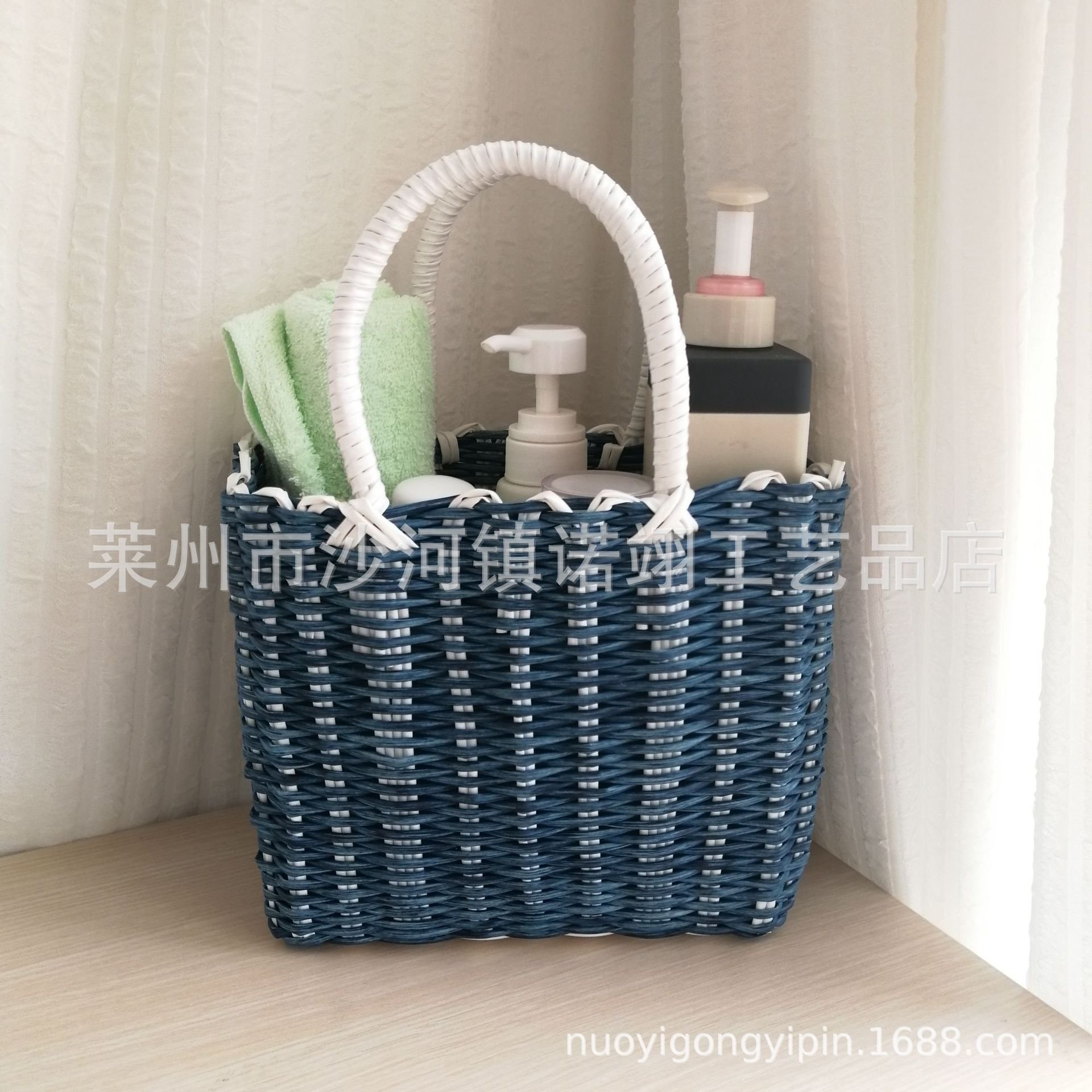 Пластиковая корзина для ванной комнаты оптом