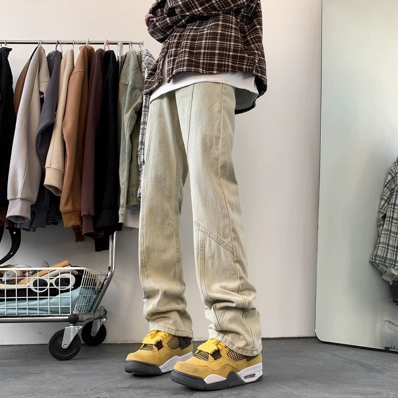 Мужские джинсы в стиле ретро vibe оптом из Китая