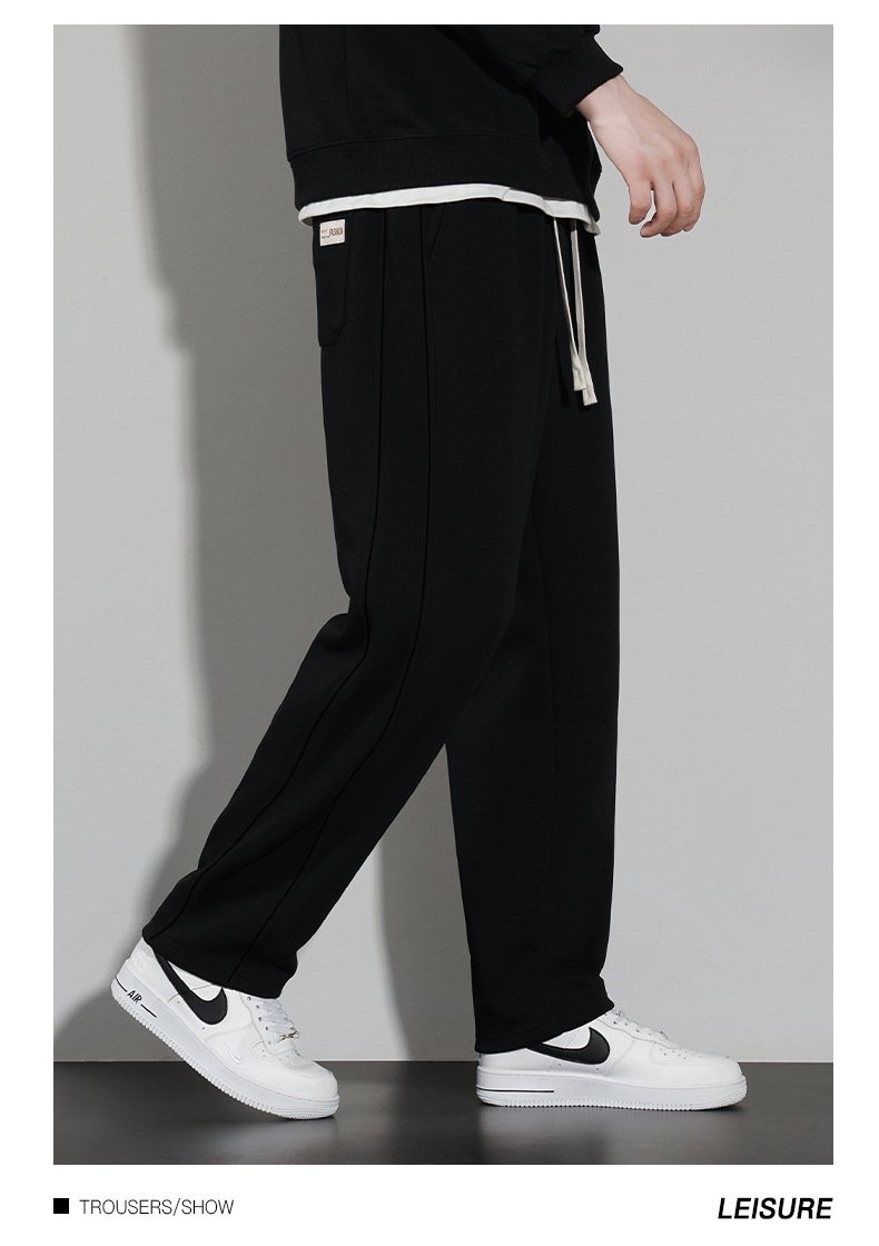 Мужские длинные брюки с прямыми штанинами оптом из Китая