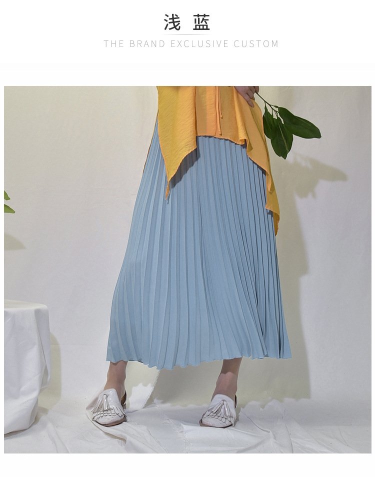 Длинная плиссированная юбка в стиле ханбок оптом из Китая