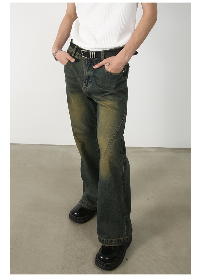 Новые джинсы с высокой талией и узкими штанинами оптом из Китая