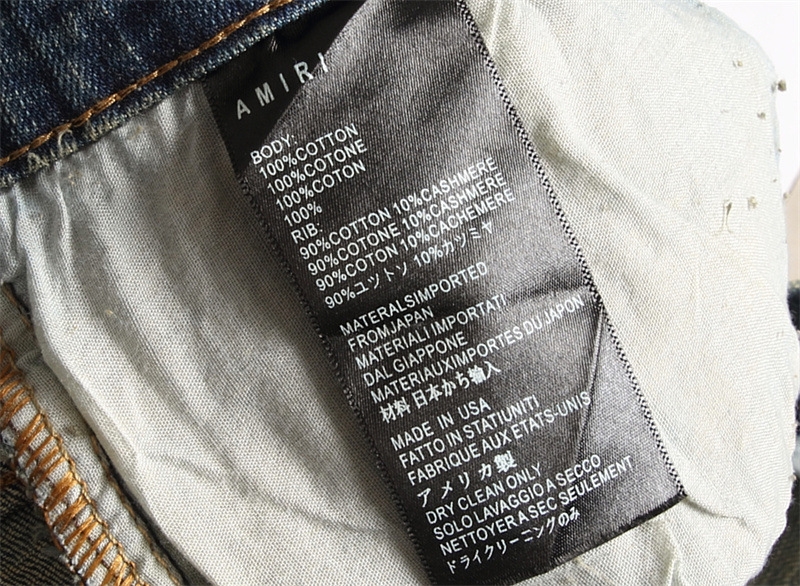 Мужские джинсы с вышивкой и звездой оптом из Китая