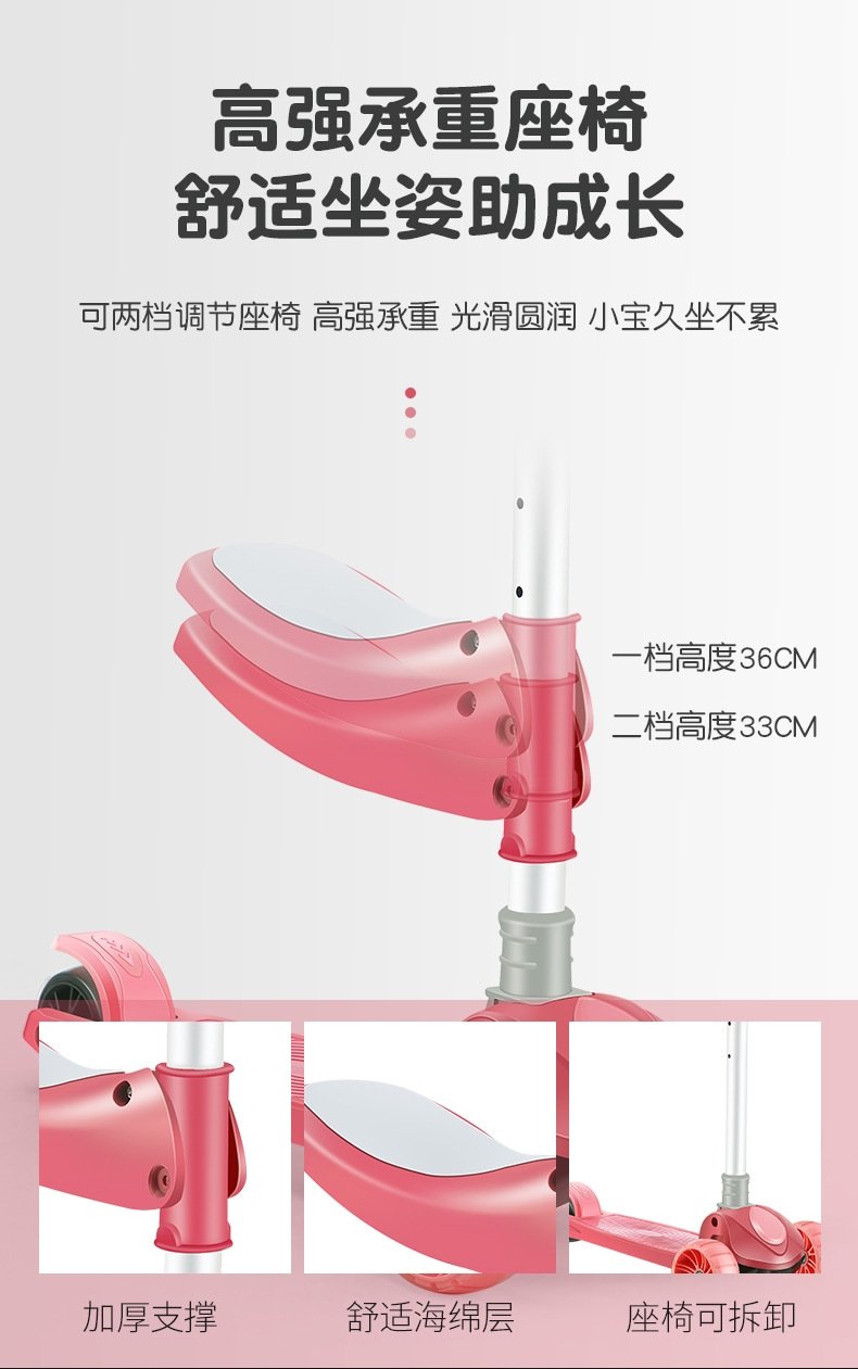 Детский трехколесный самокат оптом