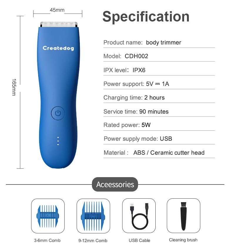 Мужской триммер для бритья тела и интимных зон оптом из Китая
