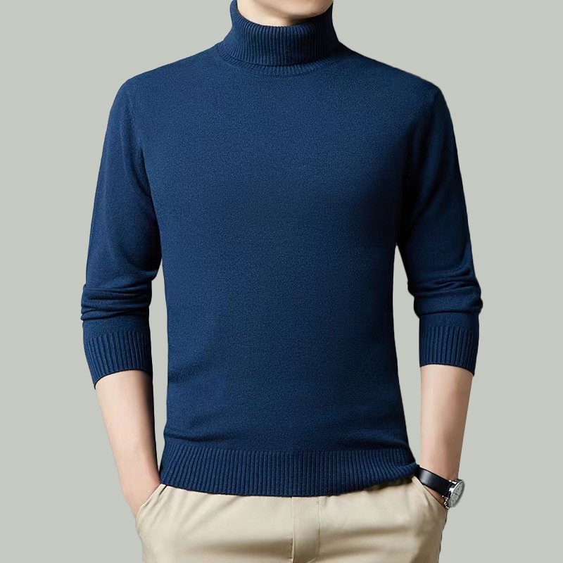 Мужской свитер с высоким воротником оптом