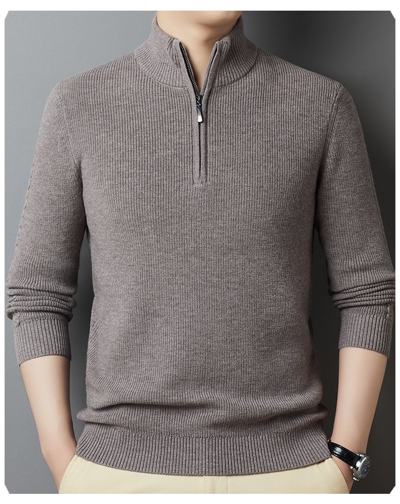 Мужской свитер из 100% шерсти оптом