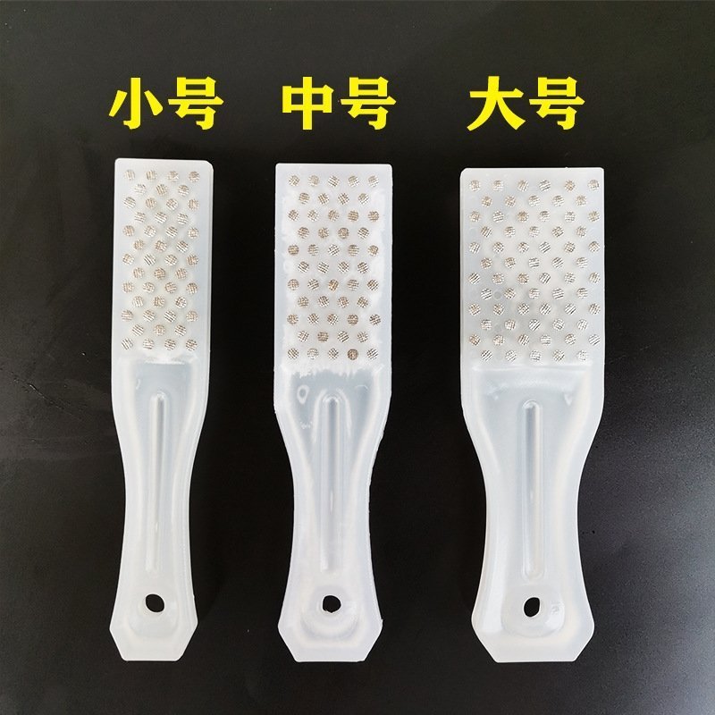 Рыбная чешуя из нержавеющей стали с пластиковой ручкой оптом