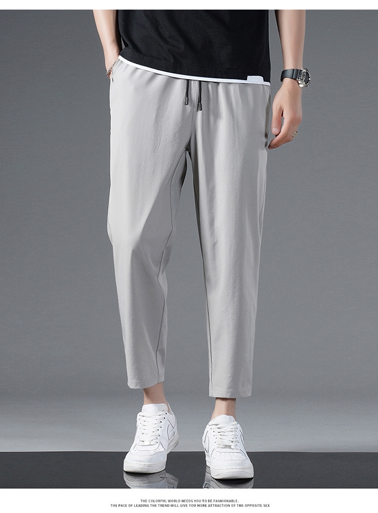 Мужские летние брюки из легкого льняного материала оптом из Китая