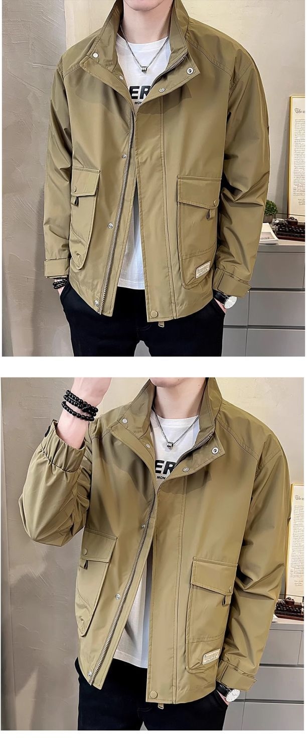 Мужская куртка 2024 новая весна и осень оптом из Китая