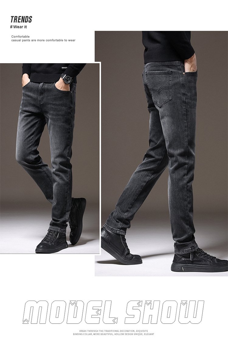 Мужские джинсы весна-осень 2024 оптом из Китая